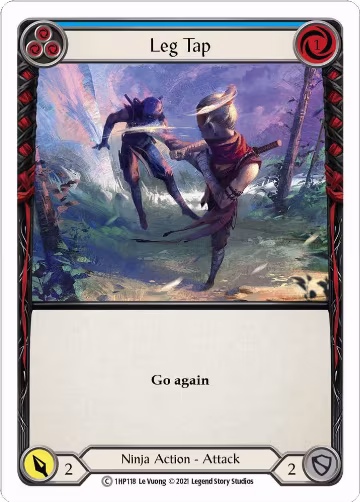 Leg Tap (Blue) (1HP118), History Pack Vol.1 — Flesh & Blood card price