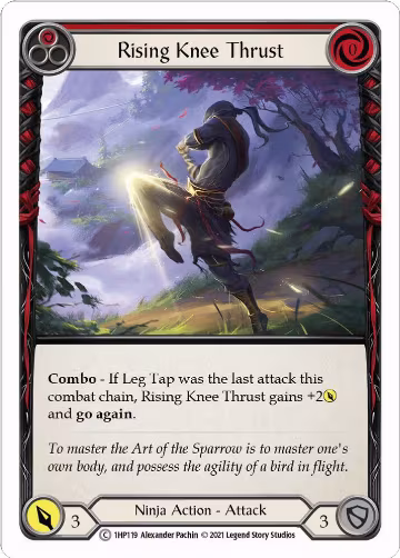 Rising Knee Thrust (Red) (1HP119), History Pack Vol.1 — Flesh & Blood card price