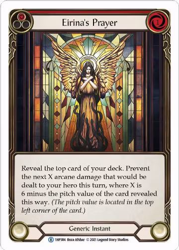 Eirina's Prayer (Red) (1HP384), History Pack Vol.1 — Flesh & Blood card price