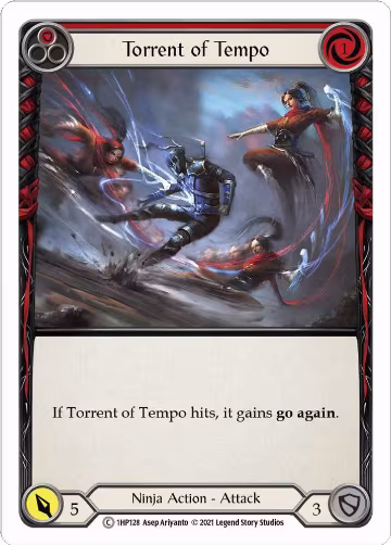 Torrent of Tempo (Red) (1HP128), History Pack Vol.1 — Flesh & Blood card price