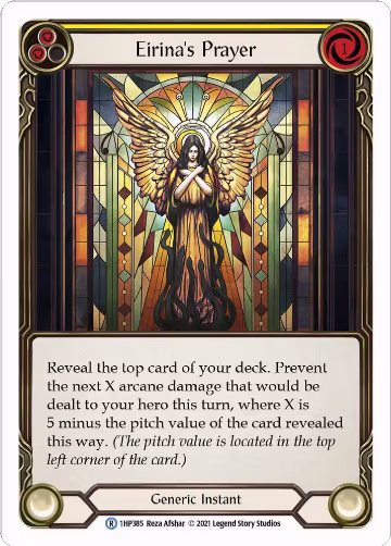 Eirina's Prayer (Yellow) (1HP385), History Pack Vol.1 — Flesh & Blood card price