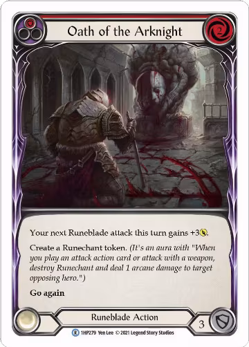 Oath of the Arknight (Red) (1HP279), History Pack Vol.1 — Flesh & Blood card price