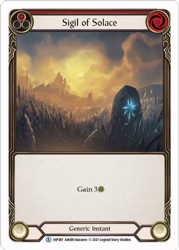 Sigil of Solace (Red) (1HP387), History Pack Vol.1 — Flesh & Blood card price
