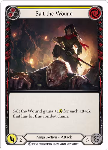 Salt the Wound (1HP135), History Pack Vol.1 — Flesh & Blood card price