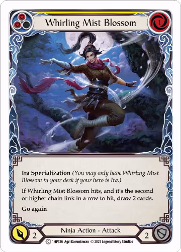 Whirling Mist Blossom (1HP136), History Pack Vol.1 — Flesh & Blood card price