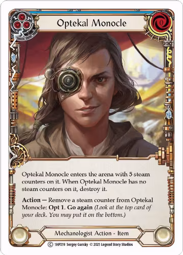 Optekal Monocle (1HP219), History Pack Vol.1 — Flesh & Blood card price