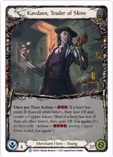 Kavdaen, Trader of Skins (1HP220), History Pack Vol.1 — Flesh & Blood card price