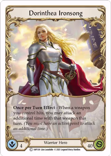 Dorinthea Ironsong (1HP138), History Pack Vol.1 — Flesh & Blood card price