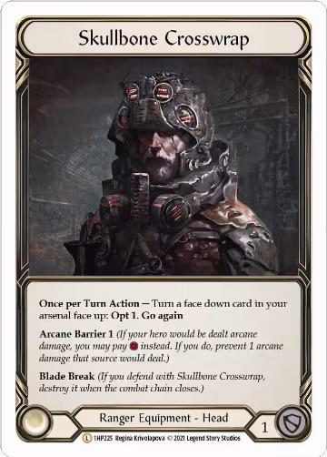 Skullbone Crosswrap (1HP225), History Pack Vol.1 — Flesh & Blood card price