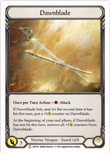 Dawnblade (1HP143), History Pack Vol.1 — Flesh & Blood card price