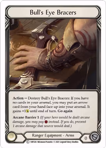Bull's Eye Bracers (1HP226), History Pack Vol.1 — Flesh & Blood card price