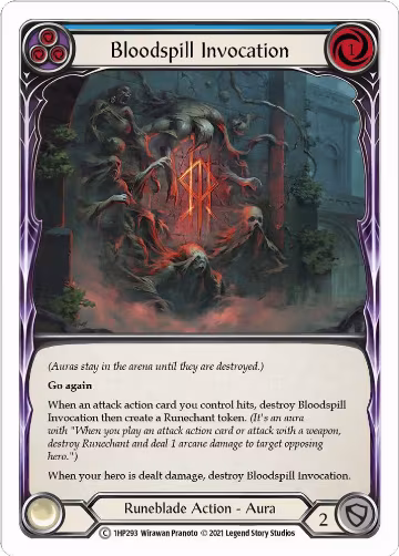 Bloodspill Invocation (Blue) (1HP293), History Pack Vol.1 — Flesh & Blood card price