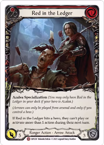 Red in the Ledger (1HP229), History Pack Vol.1 — Flesh & Blood card price