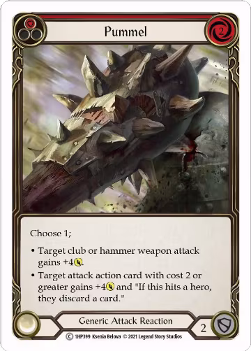 Pummel (Red) (1HP399), History Pack Vol.1 — Flesh & Blood card price