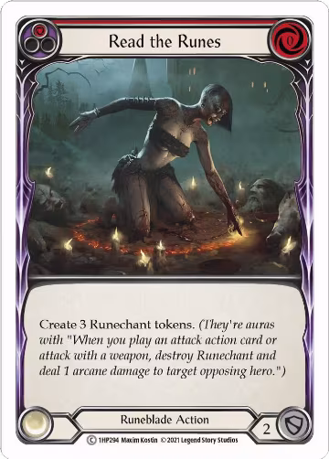 Read the Runes (Red) (1HP294), History Pack Vol.1 — Flesh & Blood card price