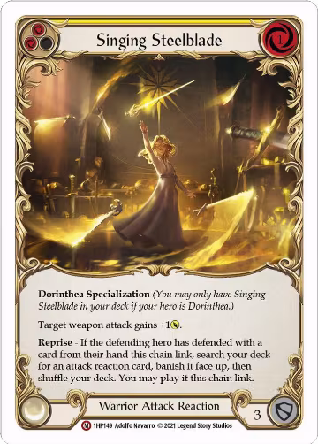 Singing Steelblade (1HP149), History Pack Vol.1 — Flesh & Blood card price