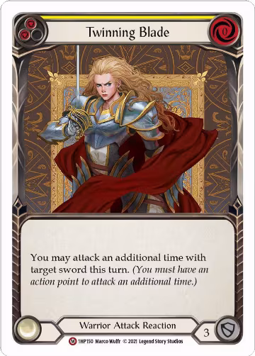 Twinning Blade (1HP150), History Pack Vol.1 — Flesh & Blood card price