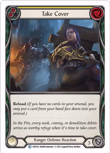 Take Cover (Yellow) (1HP235), History Pack Vol.1 — Flesh & Blood card price