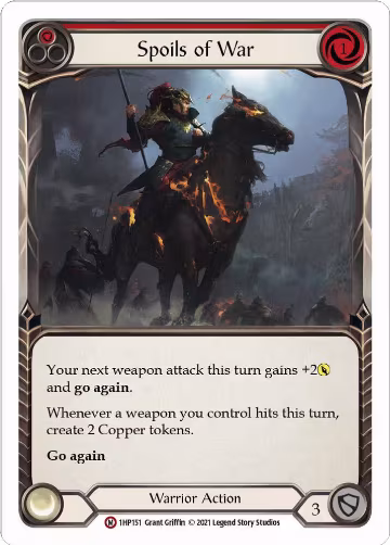 Spoils of War (1HP151), History Pack Vol.1 — Flesh & Blood card price