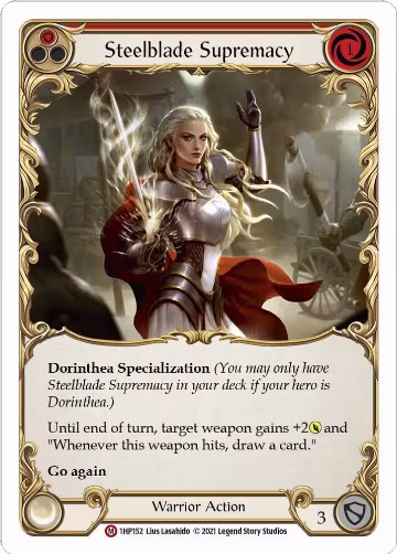 Steelblade Supremacy (1HP152), History Pack Vol.1 — Flesh & Blood card price