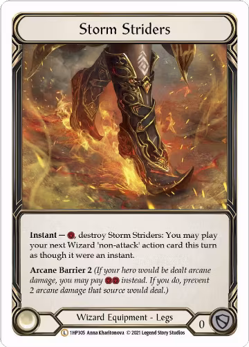 Storm Striders (1HP305), History Pack Vol.1 — Flesh & Blood card price