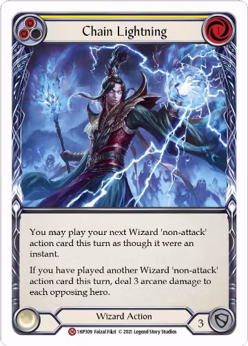Chain Lightning (1HP309), History Pack Vol.1 — Flesh & Blood card price
