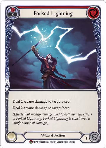 Forked Lightning (1HP310), History Pack Vol.1 — Flesh & Blood card price