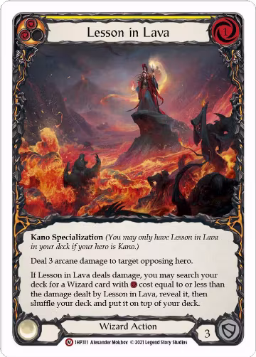 Lesson in Lava (1HP311), History Pack Vol.1 — Flesh & Blood card price