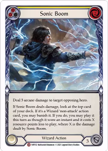 Sonic Boom (1HP312), History Pack Vol.1 — Flesh & Blood card price