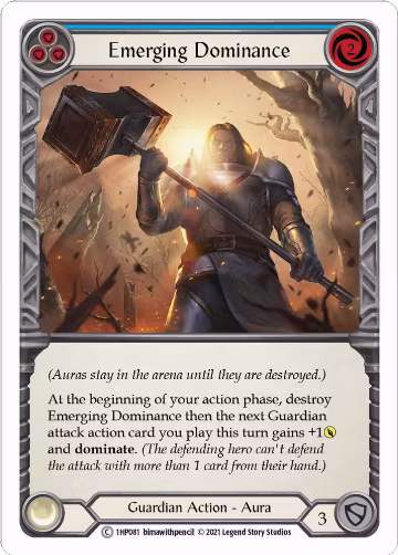 Emerging Dominance (Blue) (1HP081), History Pack Vol.1 — Flesh & Blood card price