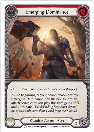 Emerging Dominance (Red) (1HP079), History Pack Vol.1 — Flesh & Blood card price