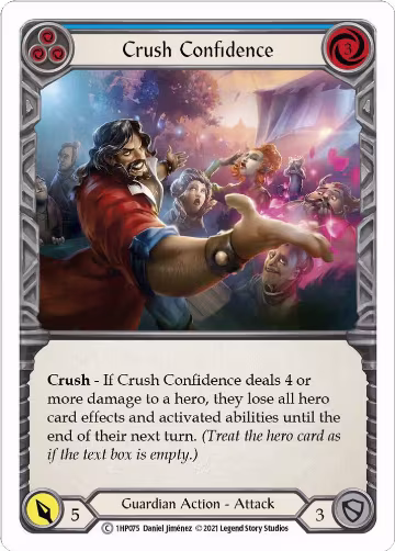 Crush Confidence (Blue) (1HP075), History Pack Vol.1 — Flesh & Blood card price