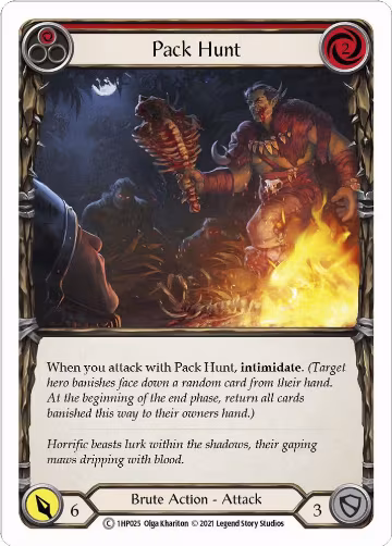Pack Hunt (Red) (1HP025), History Pack Vol.1 — Flesh & Blood card price