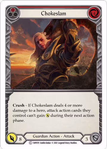 Chokeslam (Red) (1HP070), History Pack Vol.1 — Flesh & Blood card price