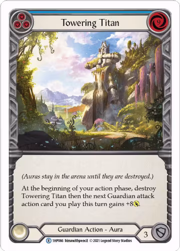 Towering Titan (Blue) (1HP066), History Pack Vol.1 — Flesh & Blood card price