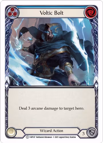 Voltic Bolt (Blue) (1HP337), History Pack Vol.1 — Flesh & Blood card price