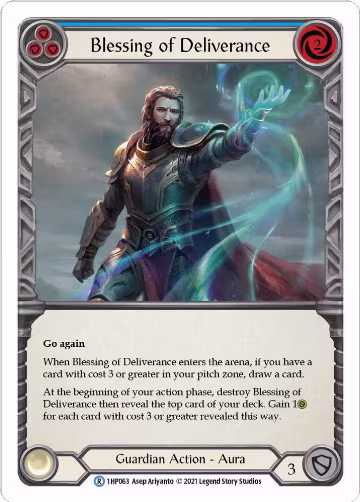 Blessing of Deliverance (Blue) (1HP063), History Pack Vol.1 — Flesh & Blood card price