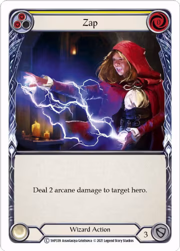 Zap (Yellow) (1HP339), History Pack Vol.1 — Flesh & Blood card price