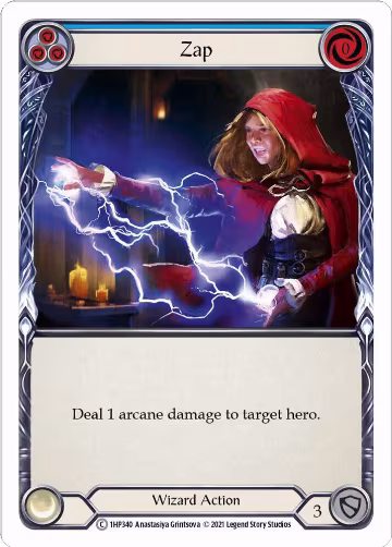Zap (Blue) (1HP340), History Pack Vol.1 — Flesh & Blood card price