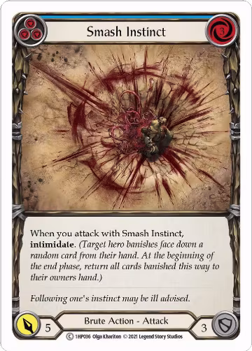 Smash Instinct (Blue) (1HP036), History Pack Vol.1 — Flesh & Blood card price