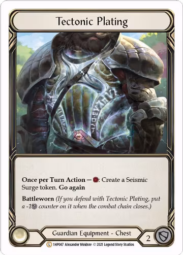 Tectonic Plating (1HP047), History Pack Vol.1 — Flesh & Blood card price