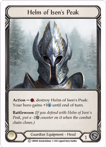 Helm of Isen's Peak (1HP048), History Pack Vol.1 — Flesh & Blood card price