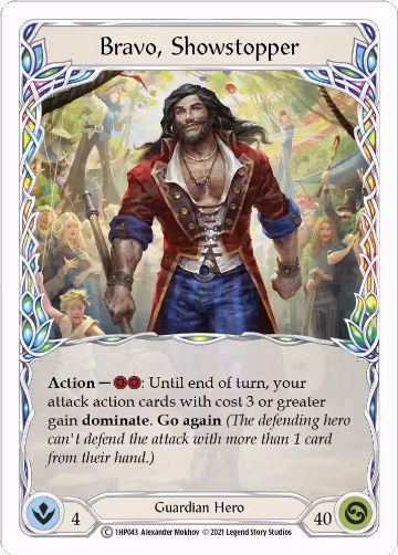 Bravo, Showstopper (1HP043), History Pack Vol.1 — Flesh & Blood card price