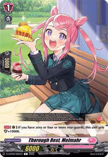 Thorough Rest, Melmahr (D-LBT02/065EN), D-LBT02: Lyrical Monasterio ~It's a New School Term!~ — Vanguard card price