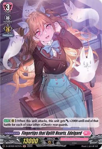 Fingertips that Uplift Hearts, Edelgard (Holo) (D-LBT02/H21EN), D-LBT02: Lyrical Monasterio ~It's a New School Term!~ — Vanguard card price