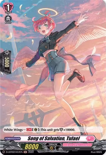 Song of Salvation, Tulael (Holo) (D-LBT02/H37EN), D-LBT02: Lyrical Monasterio ~It's a New School Term!~ — Vanguard card price