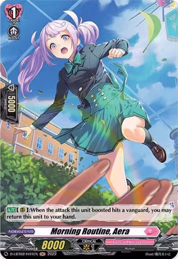 Morning Routine, Aera (Holo) (D-LBT02/H41EN), D-LBT02: Lyrical Monasterio ~It's a New School Term!~ — Vanguard card price