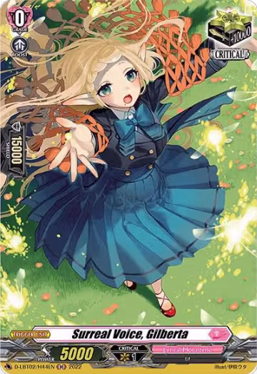 Surreal Voice, Gilberta (Holo) (D-LBT02/H44EN), D-LBT02: Lyrical Monasterio ~It's a New School Term!~ — Vanguard card price