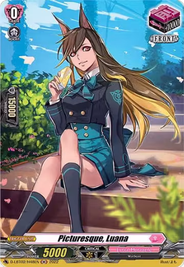Picturesque, Luana (Holo) (D-LBT02/H48EN), D-LBT02: Lyrical Monasterio ~It's a New School Term!~ — Vanguard card price