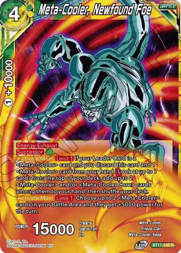 Meta-Cooler, Newfound Foe (BT17-140), Ultimate Squad — DB Super card price